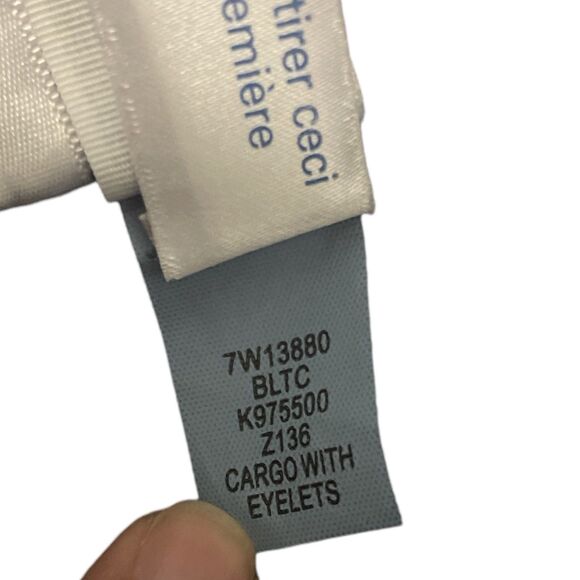 Lucky Brand Black Cargo Goth Grunge Pants Metal Eyelets Size 6/28 - Picture 6 of 7